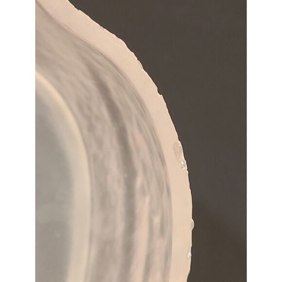 French Portieux Vallerysthal Frosted Glass Swan Trinket/Candy Dish 4¾"x 6" x 4" - Picture 13 of 16